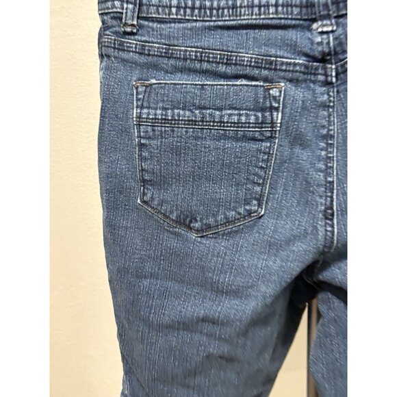 St Johns Bay Women Size 10 Jean Shorts 30X10 Denim Stretch - Picture 7 of 10